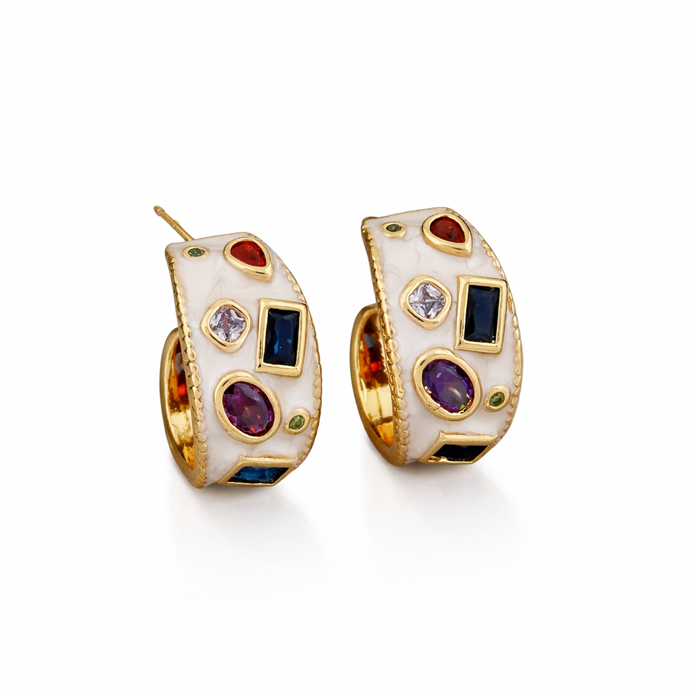 Resin Gems Earring